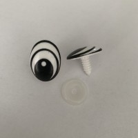 Očko 13x18mm, bezpečnostné - pár